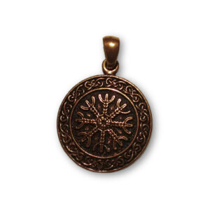 Bronzový amulet Aegir