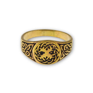 Bronzový prsten Yggdrasil