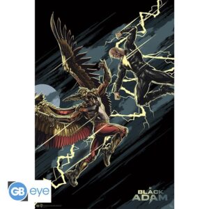 Plakát DC Comics - Black Adam vs. Hawkman