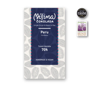 Míšina čokoláda Tmavá čokoláda 70% Peru