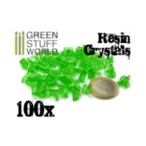 Dekorace Green Stuff World: Green Resin Crystals