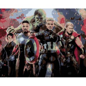 Malování podle čísel Avengers - Endgame