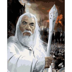 Malování podle čísel Pán prstenů - Gandalf Portrét