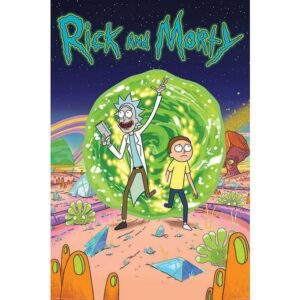 Plakát Rick And Morty - Portal