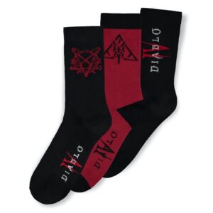 Ponožky Diablo IV - Hell (3 páry)
