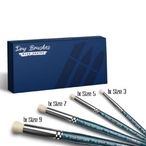 Sada štětců Green Stuff World: Premium Dry Brush Set - Blue Series
