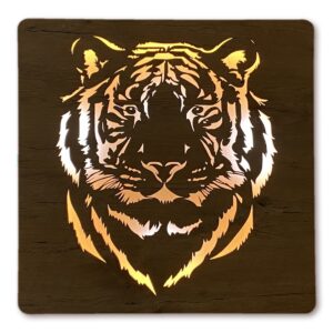 Li-Go "Tygr" světelný obraz 62x62cm provedení povrchu: dub B