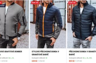 pánské podzimní bundy