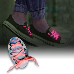 Svítící tkaničky - růžové