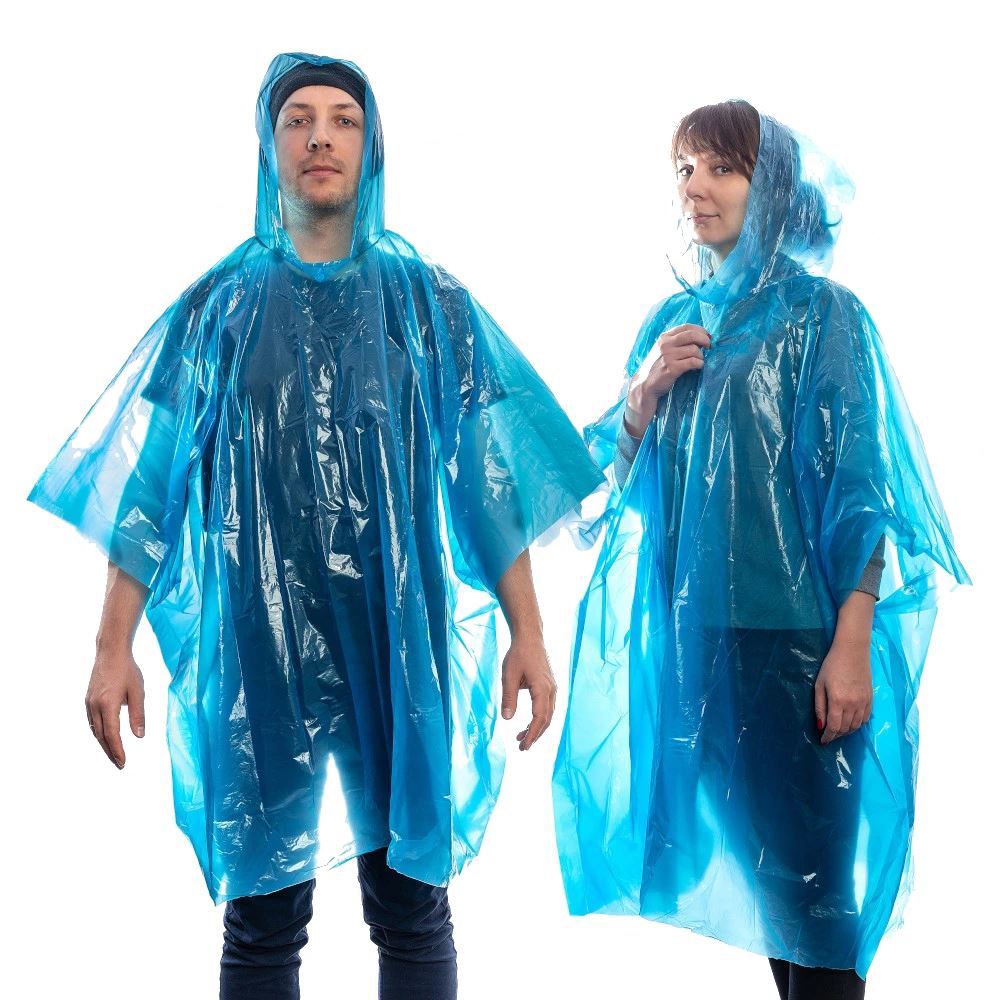 Pohotovostní pláštěnka - modrá