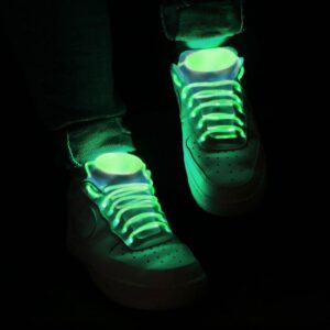 LED svítící tkaničky - zelené