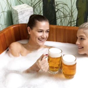 2 hodiny v pivních lázních: koupel