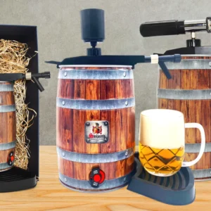 Znovuplnitelné 5l soudky s pípou a pivem Svijany