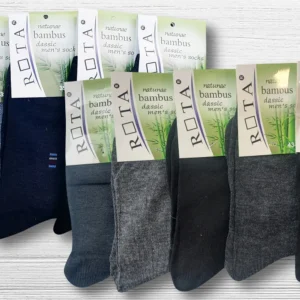 10 párů vysokých unisex bambusových ponožek