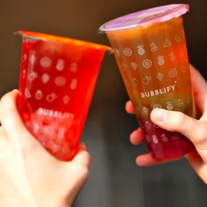 1–3 bubble tea podle výběru s toppingy