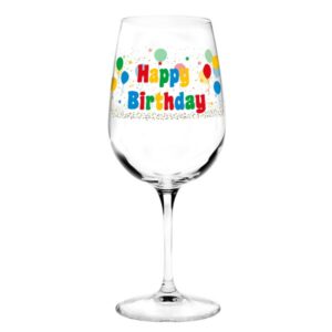 Sklenice na víno Happy Birthday