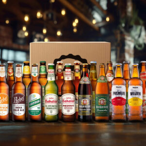 Domácí pivotéka Dárkový ochutnávkový balík - výběr 20 špičkových ležáků a speciálů 11°-19° 20 x 0