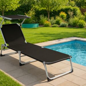 Zahradní lehátko – skládací