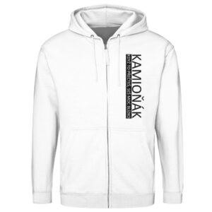 Mikina na zip unisex Kamioňák - Když to přečteš