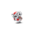 Disney Stitch sterling silver charm with black, brown and red enamel